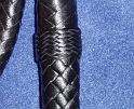 8ft Black 12 plait Classic Australian Bullwhip J